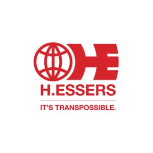 Het rood met witte logo van H.Essers